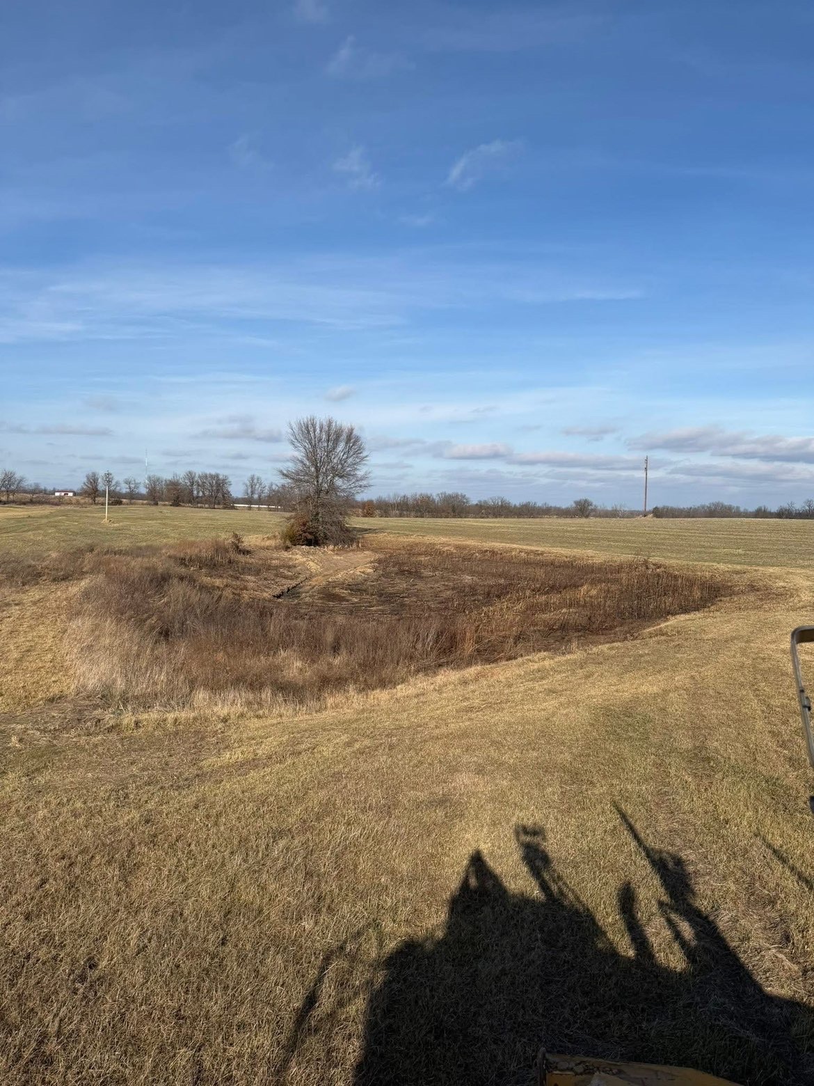 Farm pond construction in Macon and Adair County Missouri